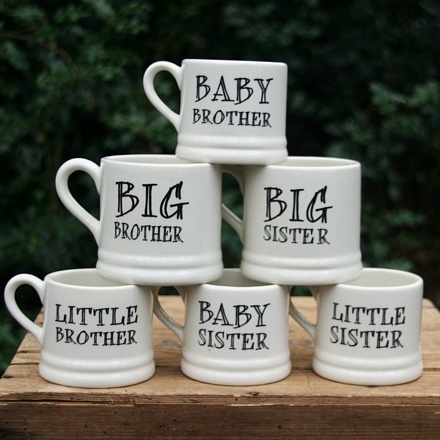 Brother & sister mugs (medium) The Kids