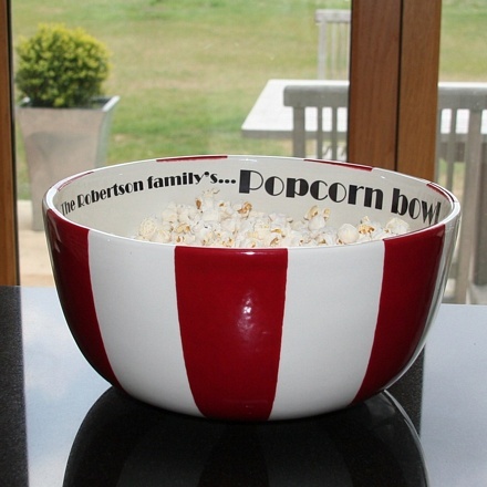 Personalised popcorn bowl Family Mugs