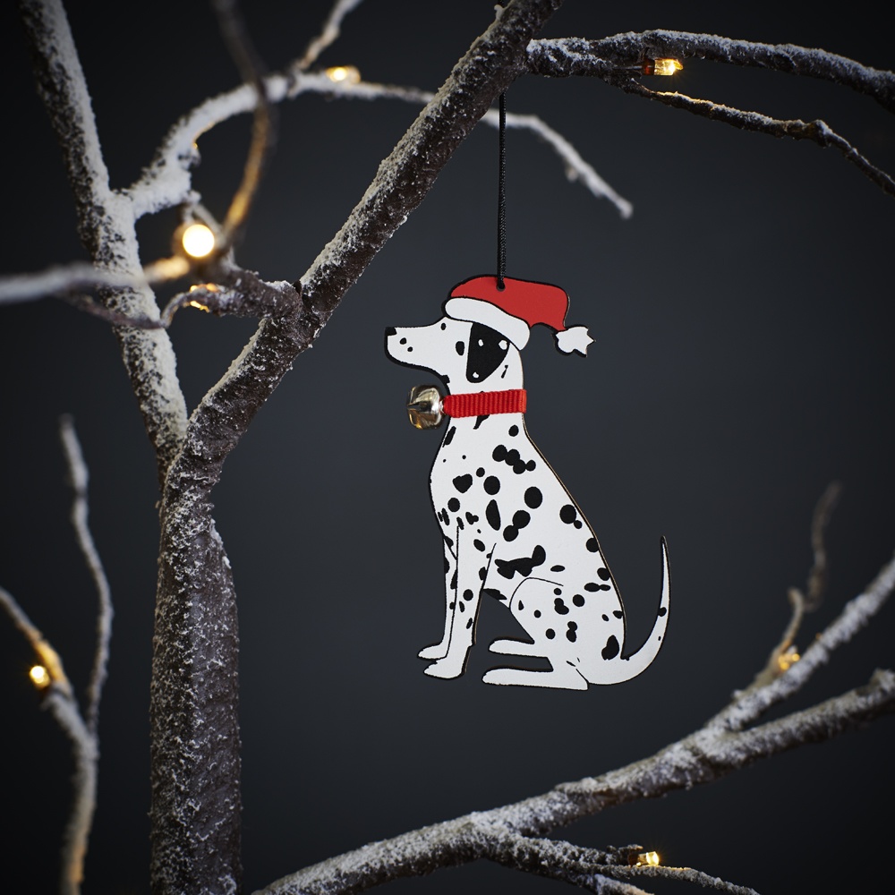 OUTLET - DALMATIAN DOG CHRISTMAS TREE DECORATION , outlet , 