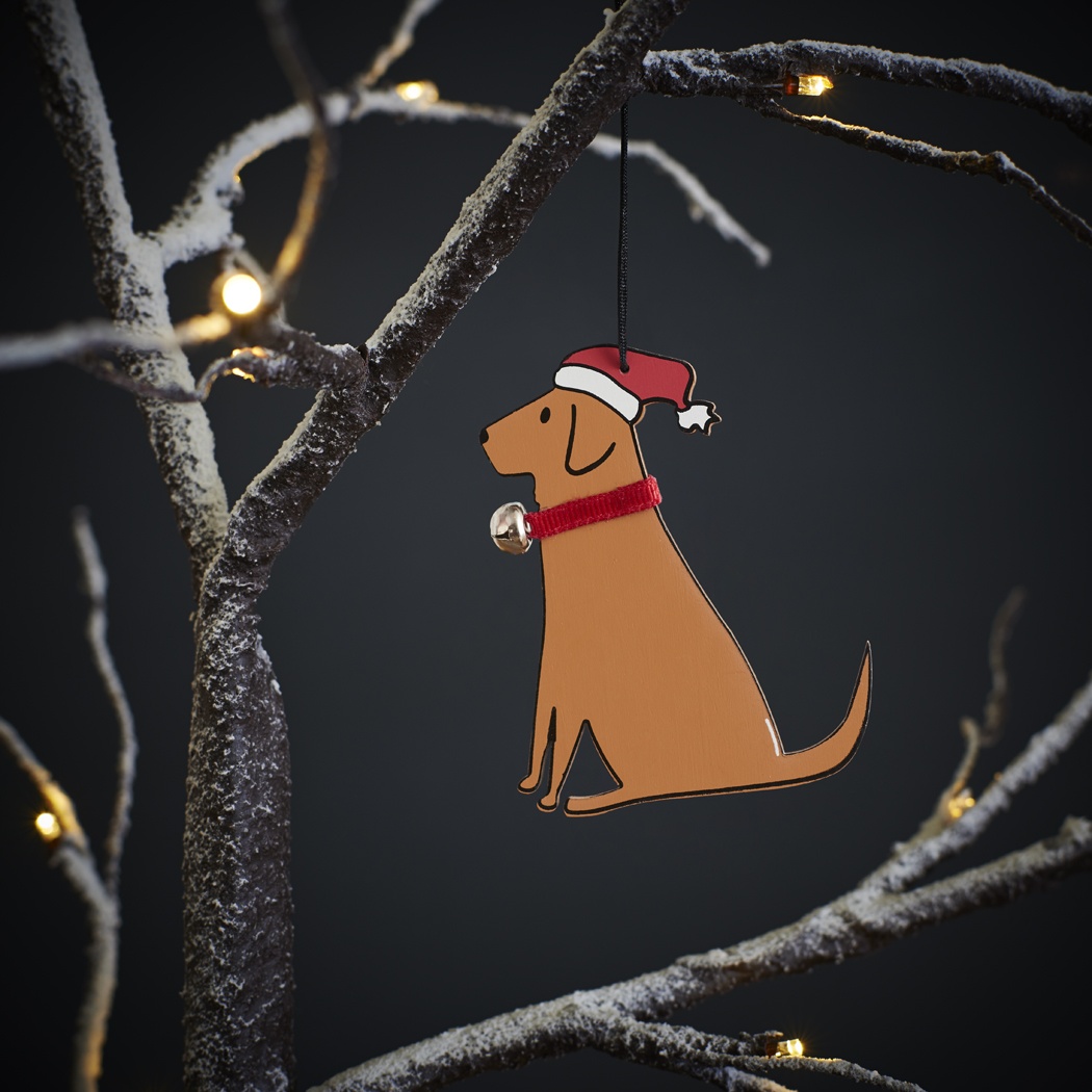 OUTLET - FOX RED LABRADOR CHRISTMAS TREE DECORATION , outlet , 