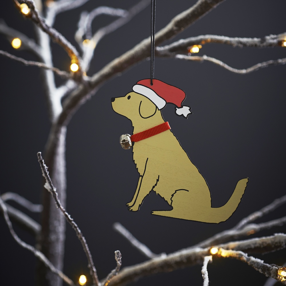 OUTLET - Golden Retriever Dog Christmas Tree Decoration / Ornament , outlet , 
