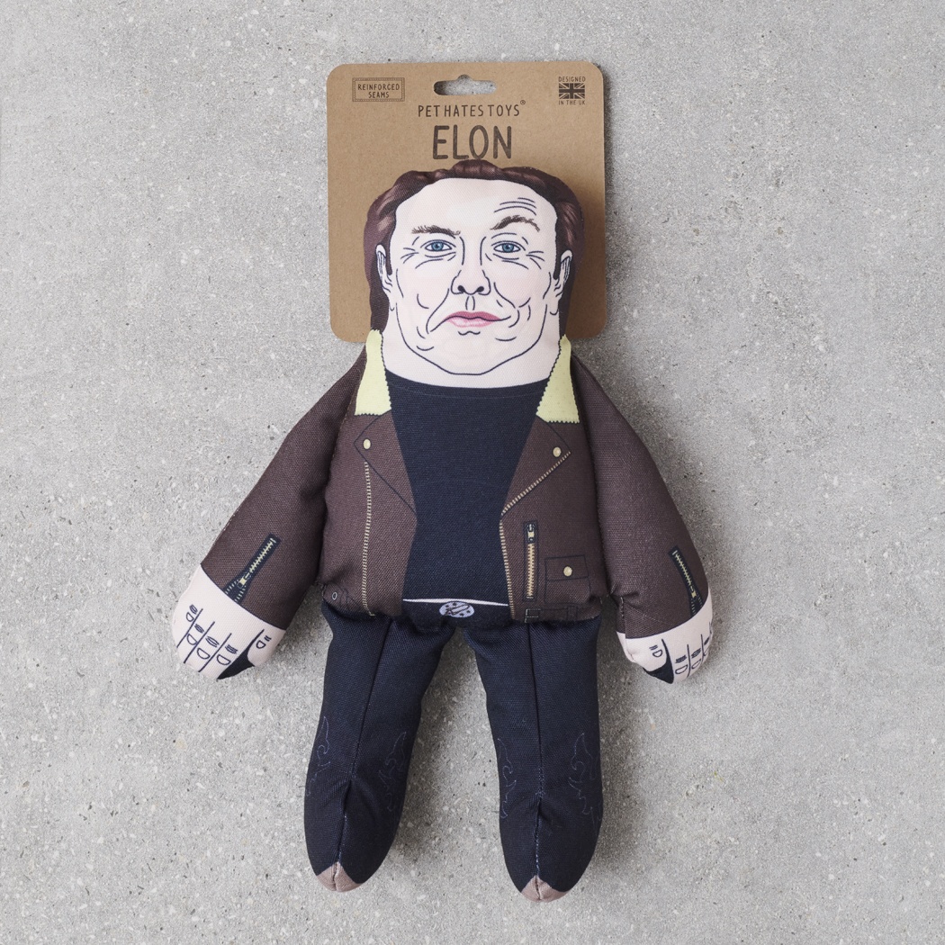 Elon Musk Parody Dog Toy , Dog Toys , 