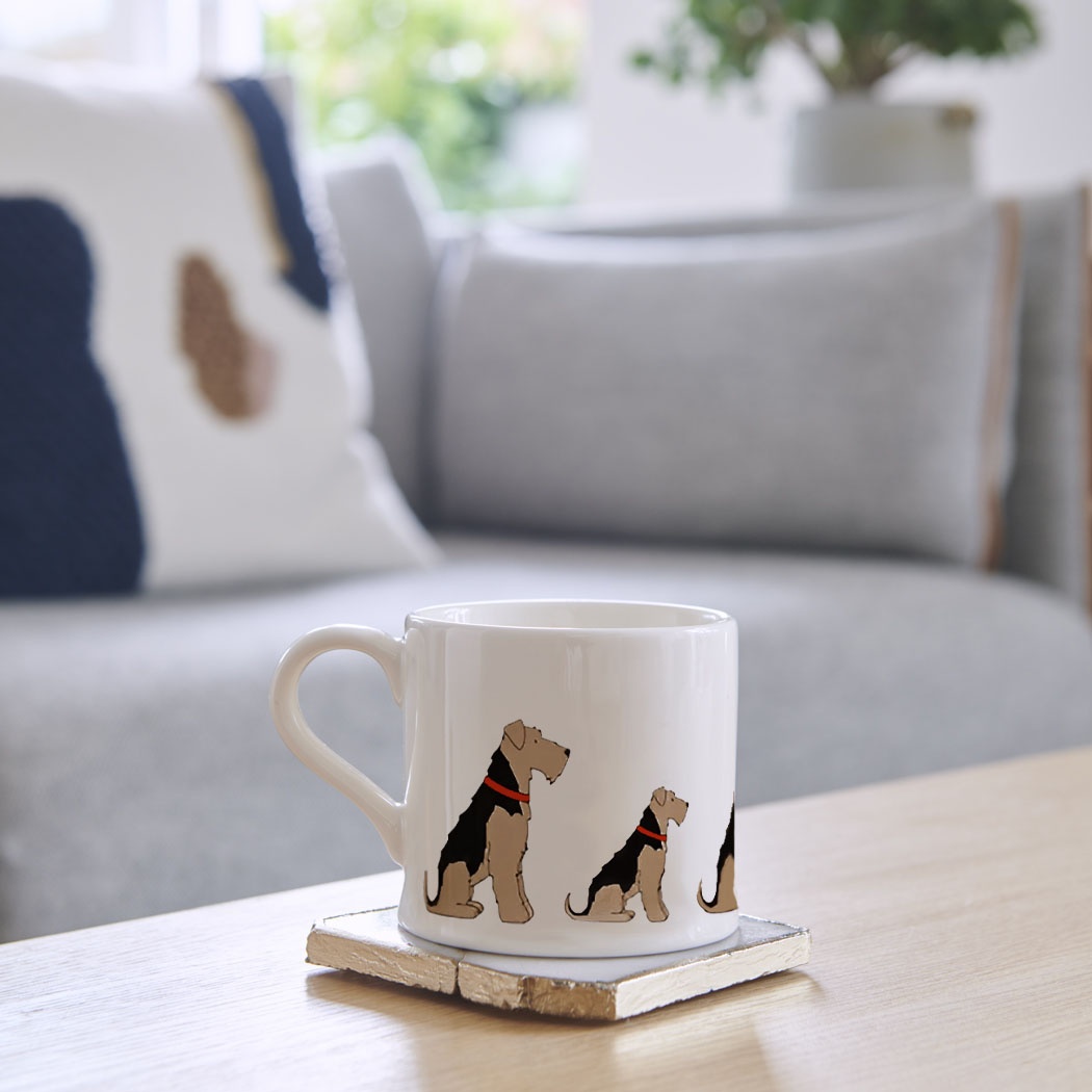 Airedale / Welsh Terrier Mug , Mischievous Mutts > Mugs , Airedale