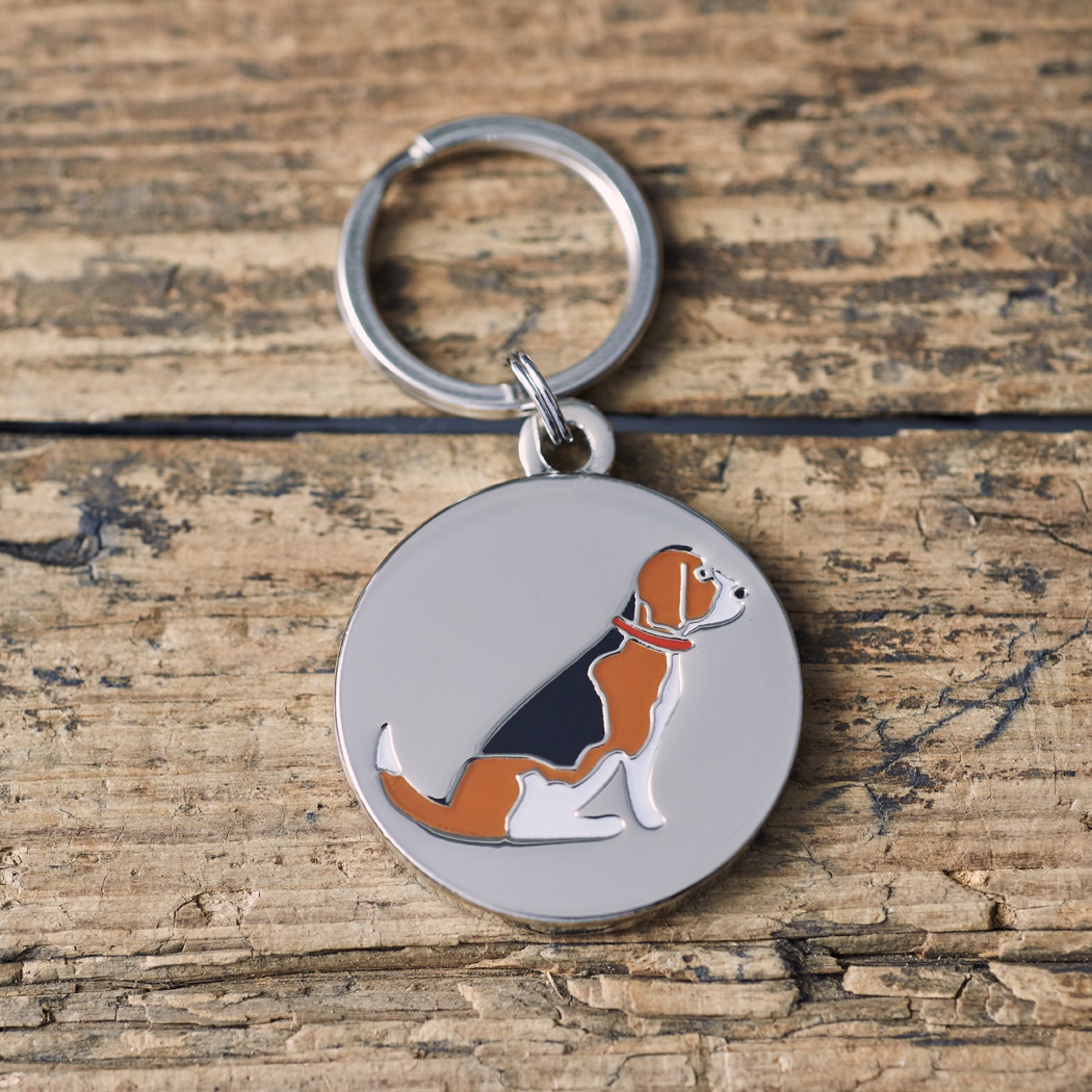 BEAGLE DOG ID NAME TAG , Mischievous Mutts > Dog Tags , Beagle
