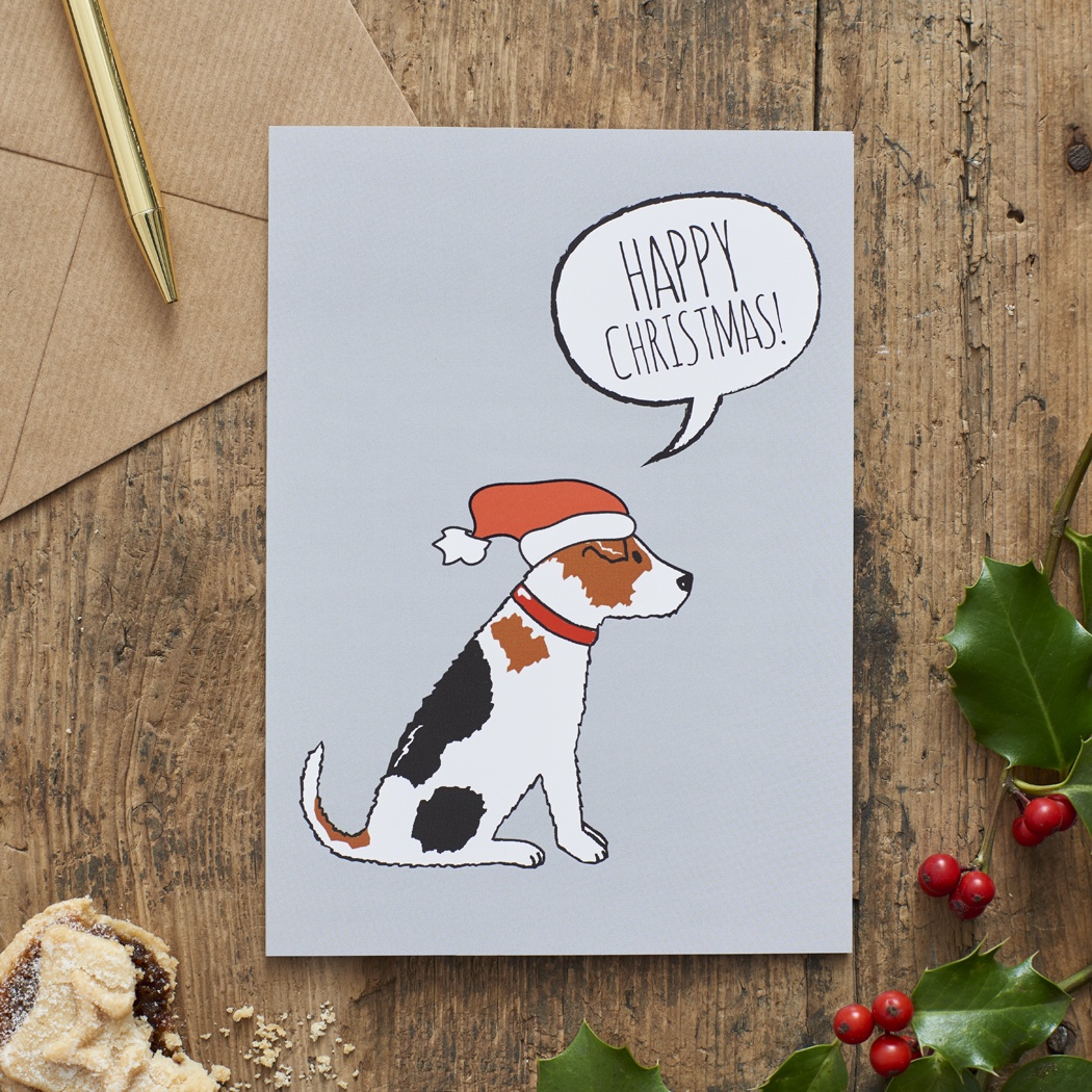 Jack Russell Christmas Card , Mischievous Mutts > Greeting Cards , Jack Russell