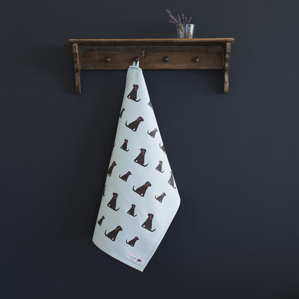 Chocolate Labrador Tea Towel , Mischievous Mutts > Tea Towels , Chocolate Labrador
