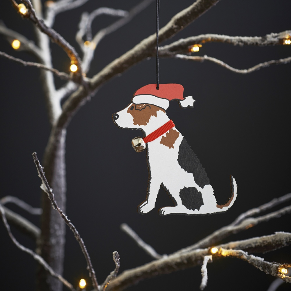 Jack Russell Dog Christmas Tree Decoration , Mischievous Mutts > Christmas Decorations , Jack Russell