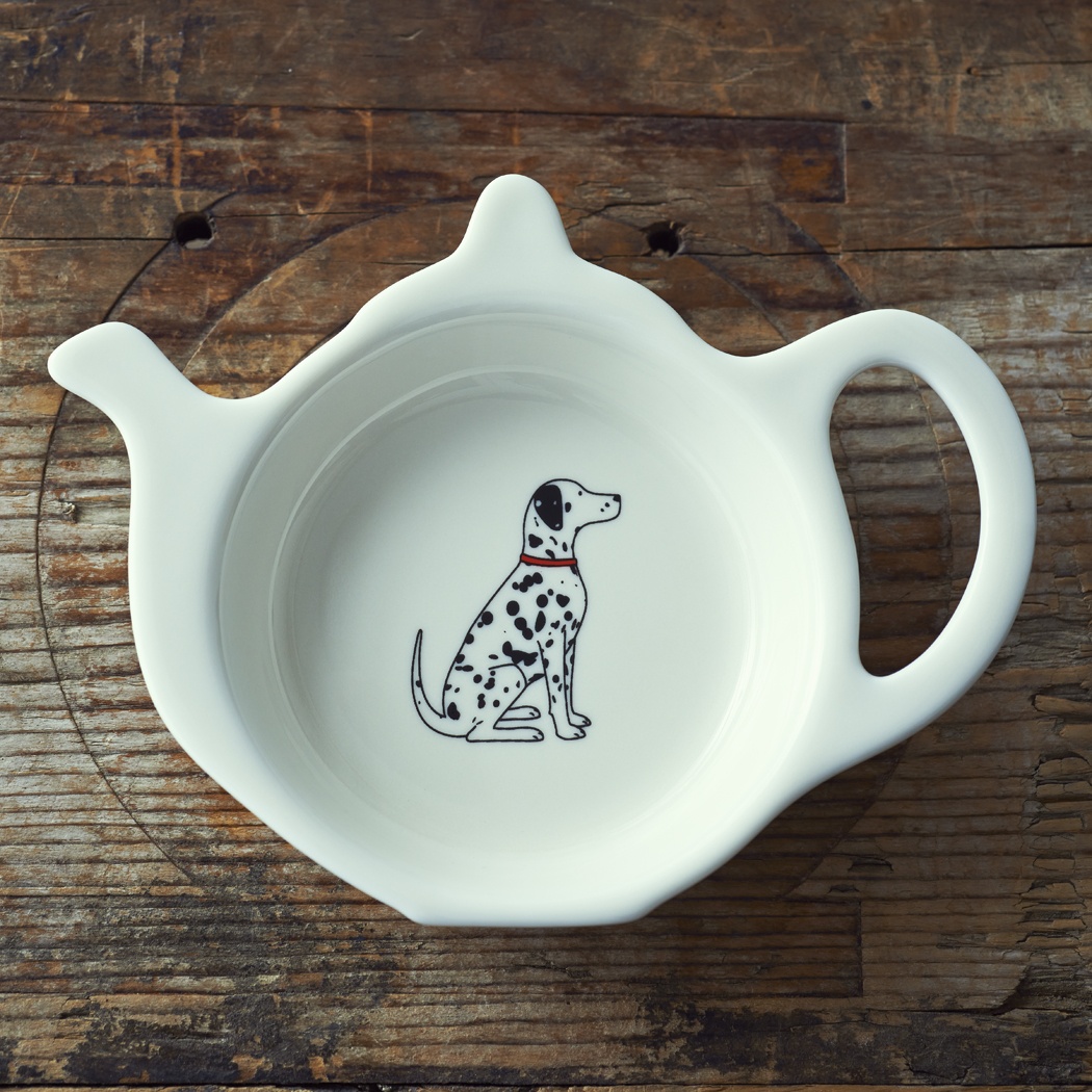 Dalmatian Teabag Dish , Mischievous Mutts > Teabag Dishes , Dalmatian