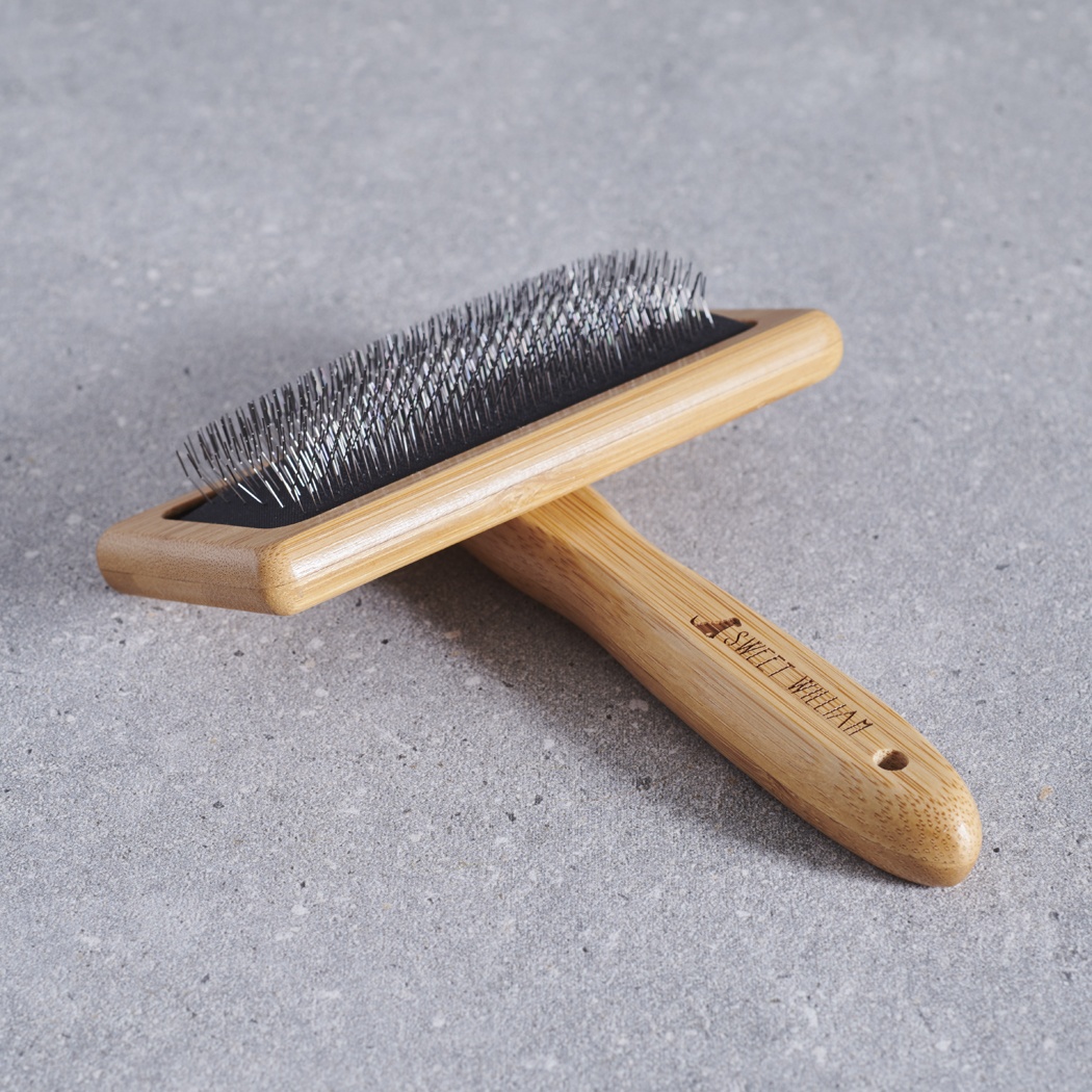 Bamboo slicker brush £ - Mischievous Mutts - Coopers Apothecary  Collection Sweet William: Home of the Mischievous Mutts