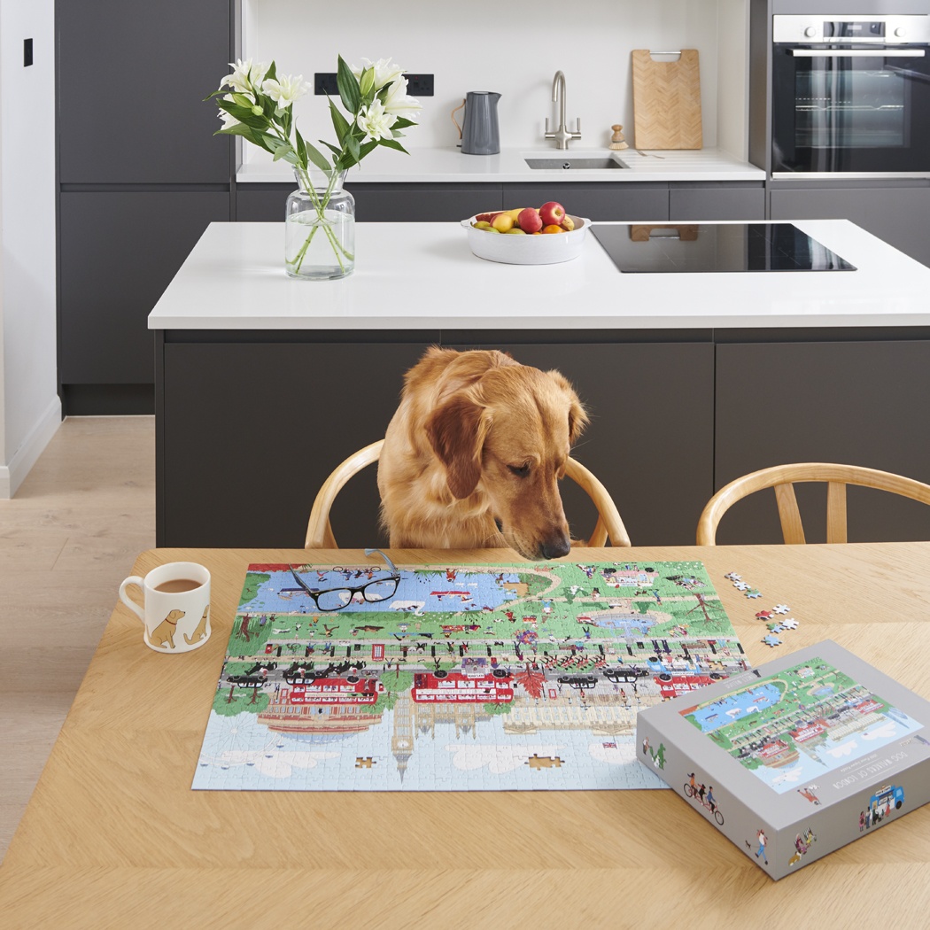 OUTLET - DOG WALKERS OF LONDON JIGSAW PUZZLE , outlet , 