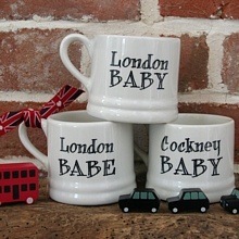 London baby mug