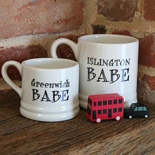 Borough babes London mug