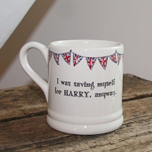 Royal Wedding mug - Saving myself for Harry