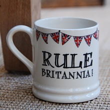 Queen's Diamond Jubilee - Rule Britannia mug