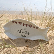 Personalised fish plate