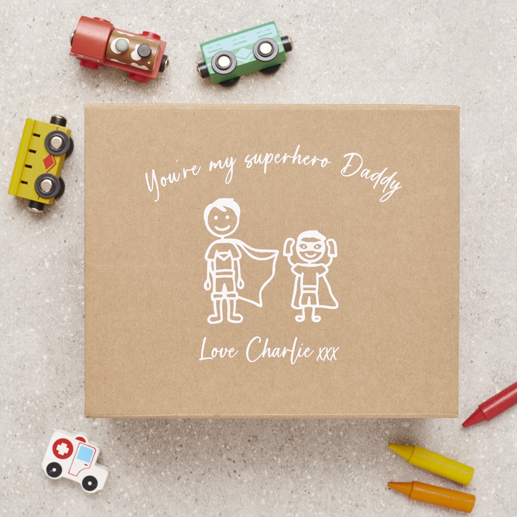 Personalised Superhero In Disguise Father's Day Hamper