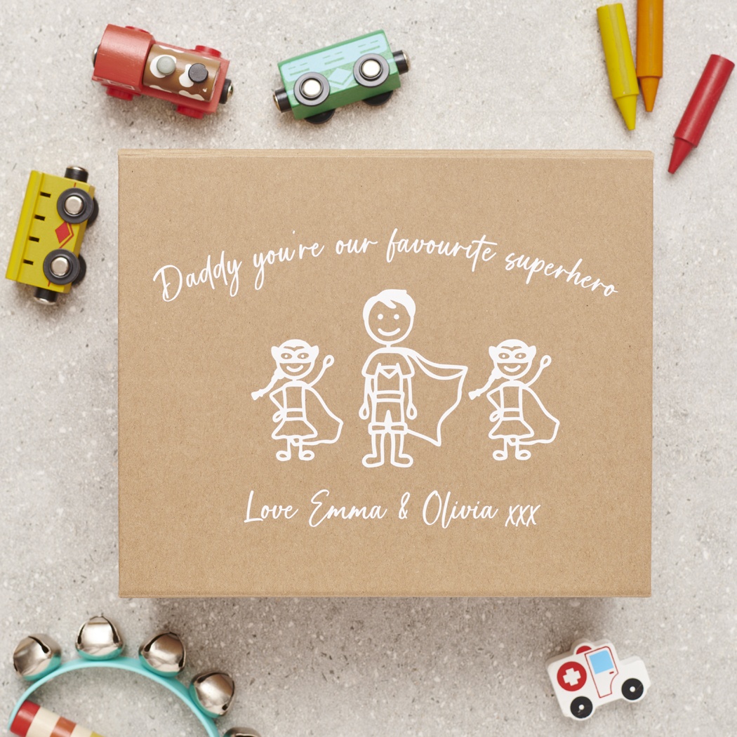 Personalised Superhero In Disguise Father's Day Hamper