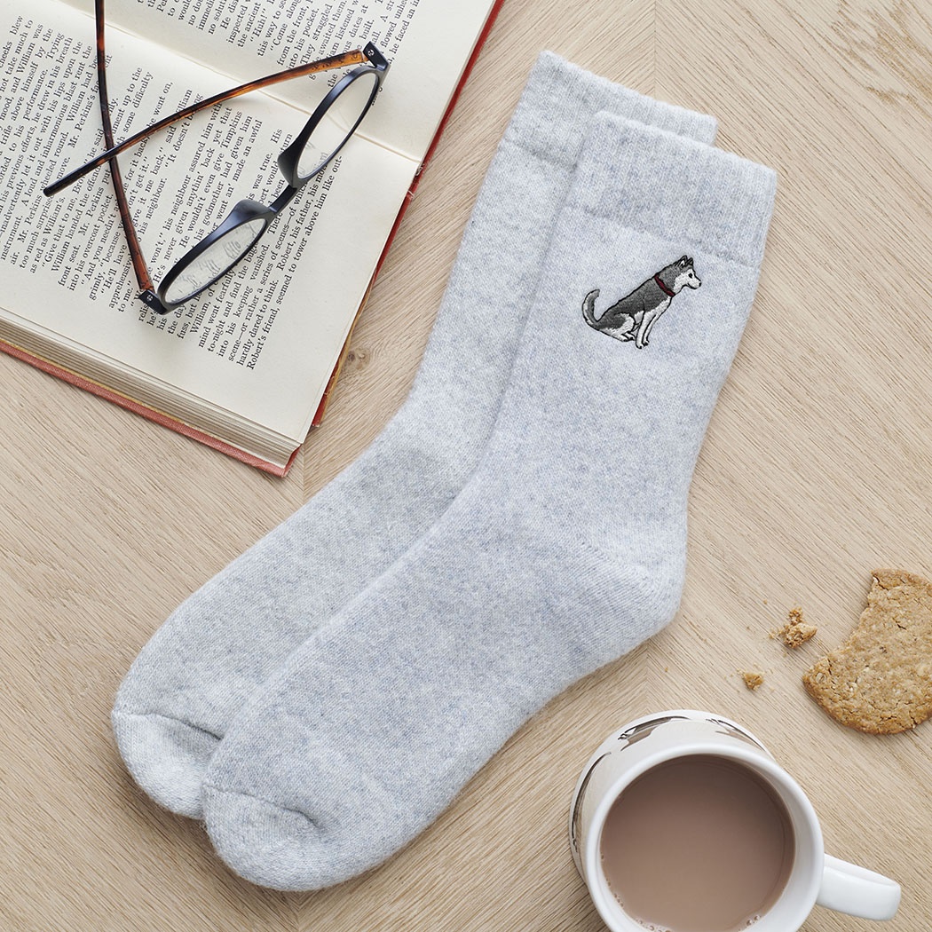Husky / Malamute Dog Walking Socks Husky / Malamute Dog Walking Socks