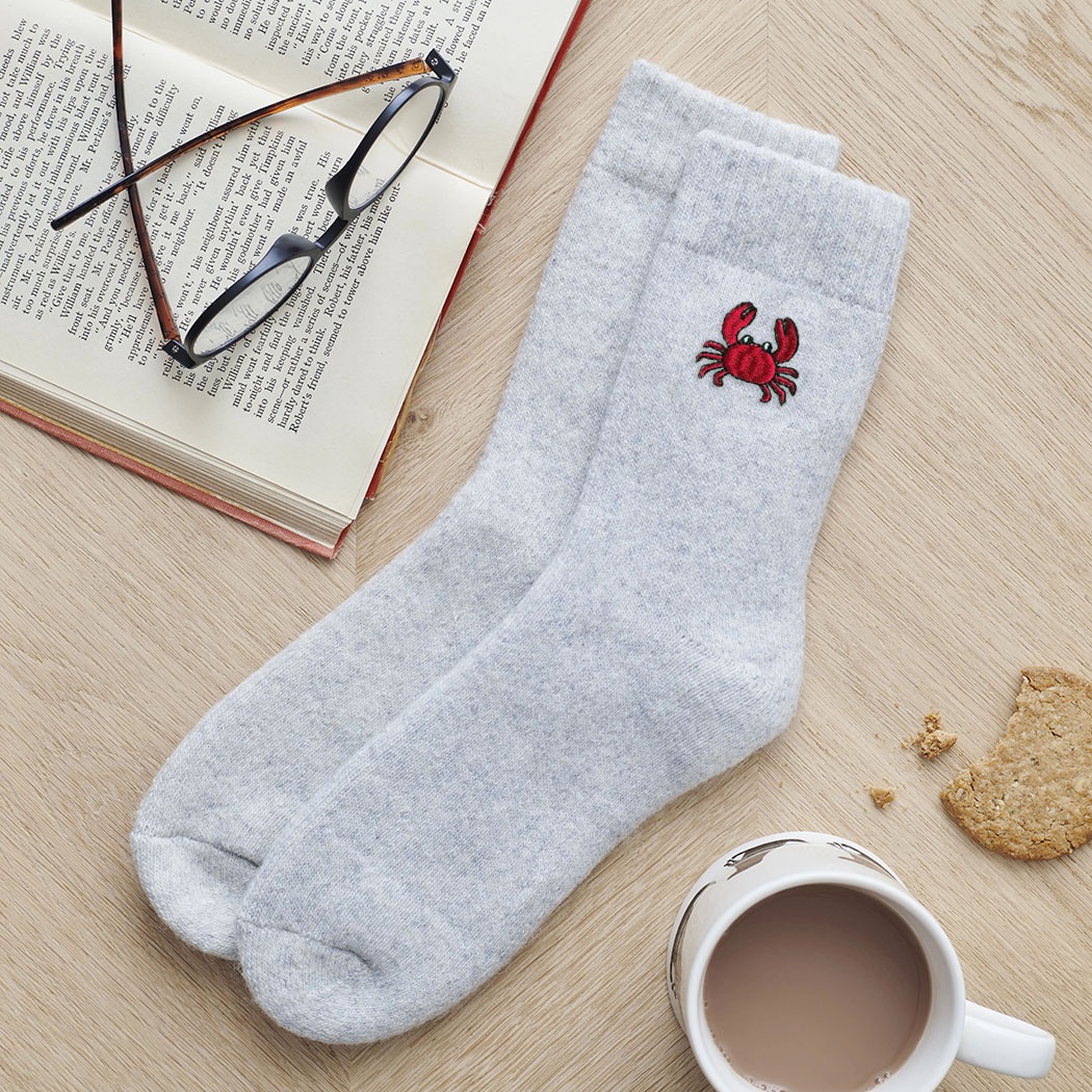Coastal Crab Wool Socks Coastal Crab Wool Socks