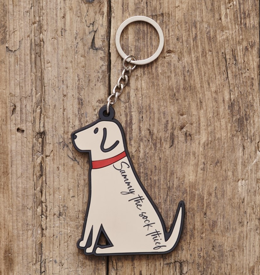 Yellow Labrador Keyring - PERSONALISATION AVAILABLE