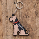 Airedale Terrier keyring — personalised dog lover gift by Sweet William Designs