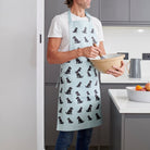 Black Cockapoo apron — organic cotton screen-printed dog apron, a perfect gift for Cockapoo and Labradoodle lovers
