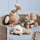 Sweet William Designs collection of characterful dog toys featuring Horatio the Turtle, Woolliam the Lamb and Tarquin the Dodo — playful, charming gifts for dogs