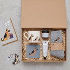 Father's Day hamper featuring German Shepherd socks — thoughtful dog lover gift set by Sweet William Designs