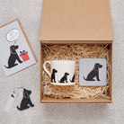Cocker Spaniel (Black) Father's Day gift hamper — card, mug, coaster and keyring in gift box, dog lover gift by Sweet William Designs