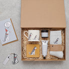 Husky / Malamute gift hamper featuring coaster and matching mug — thoughtful dog lover gift set by Sweet William Designs