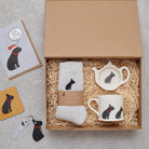 Frenchie gift hamper featuring personalised French Bulldog keyring — thoughtful dog lover gift set by Sweet William Designs