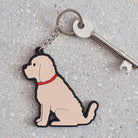 Apricot Cockapoo keyring — personalised double-sided PVC dog lover gift by Sweet William Designs