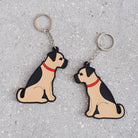 Border Terrier keyring — personalised dog lover gift by Sweet William Designs