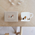 Basset Hound mug with kraft gift box — perfect gift for Basset Hound owners by Sweet William Designs