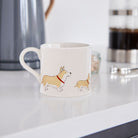 Corgi mug in kitchen setting — Sweet William Designs dog mug, gift for dog lovers