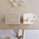 Corgi mug with kraft gift box — perfect gift for Corgi owners by Sweet William Designs