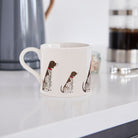 German Shorthaired Pointer mug in kitchen setting — Sweet William Designs dog mug, gift for dog lovers