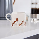 Cavalier King Charles Spaniel mug in kitchen setting — Sweet William Designs dog mug, gift for dog lovers
