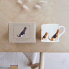 Sweet William Beagle Mug with kraft gift box — Beagle gift set presentation