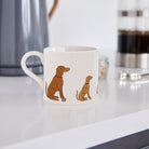Vizsla mug in a kitchen setting — ceramic boxed mug, perfect Vizsla owner gift