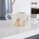 Sweet William Yellow Labrador Mug — illustrated ceramic mug for Labrador lovers