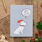 Westie Christmas Card — illustrated dog lover greeting card by Sweet William Designs