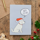 Apricot Cockapoo / Labradoodle Christmas Card — illustrated dog lover greeting card by Sweet William Designs