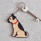 Border Terrier keyring — personalised dog lover gift by Sweet William Designs