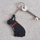 French Bulldog keyring — personalised double-sided PVC Frenchie gift by Sweet William Designs