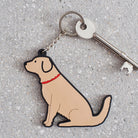 Golden Retriever keyring — personalised double-sided PVC dog lover gift by Sweet William Designs