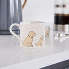 Sweet William Apricot Cockapoo Mug in a kitchen setting — illustrated Cockapoo ceramic mug