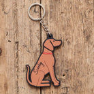 Personalised Vizsla keyring with name — thoughtful gift for Hungarian Vizsla owners