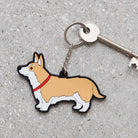 Corgi keyring — personalised double-sided PVC dog lover gift by Sweet William Designs