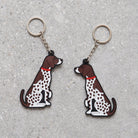 German Shorthaired Pointer keyring on keys — double-sided PVC gift for GSP owners